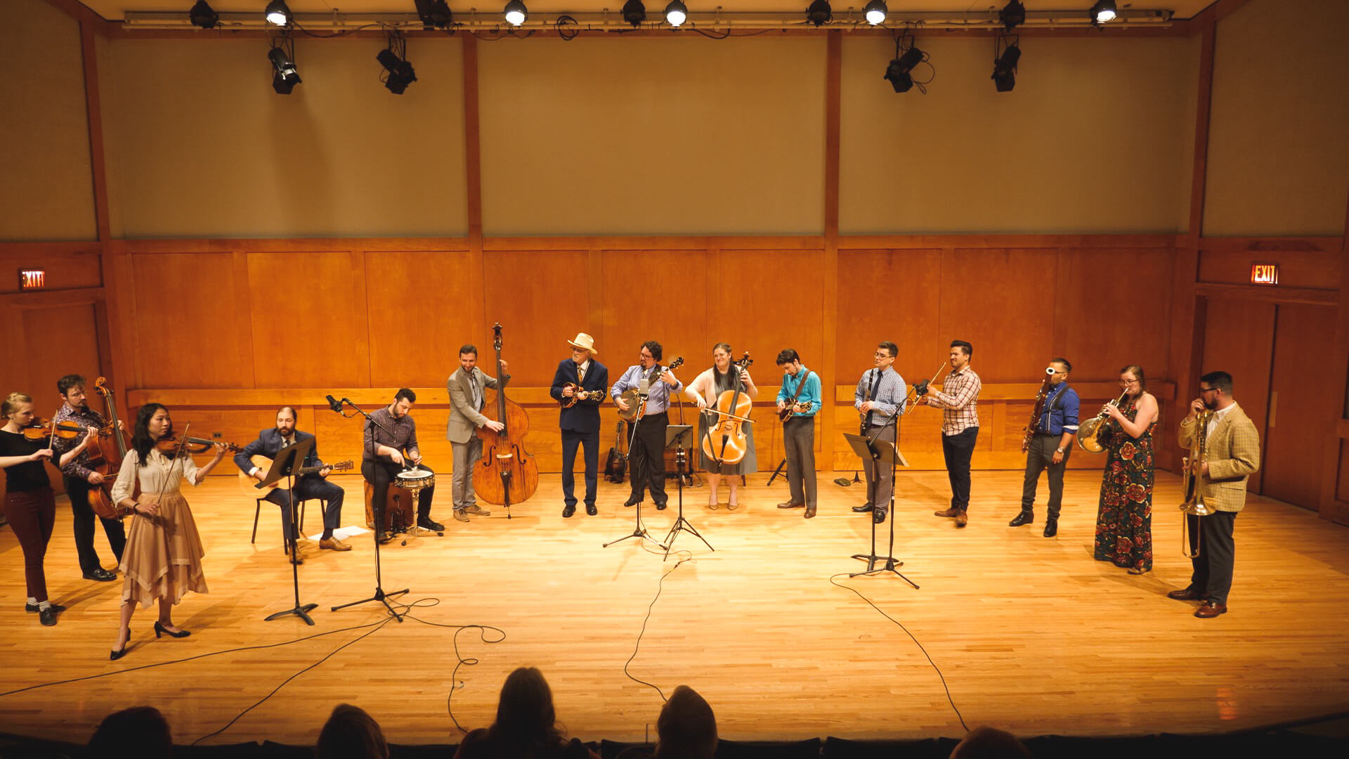 Deep Roots Ensemble performing at the Staller Center for the Arts